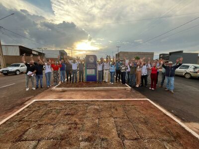 Imagem da notícia Prefeitura inaugura pavimentação asfáltica no Portal do Paraíso em Paraíso das Águas